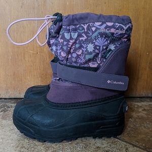 Little girls waterproof snow boots